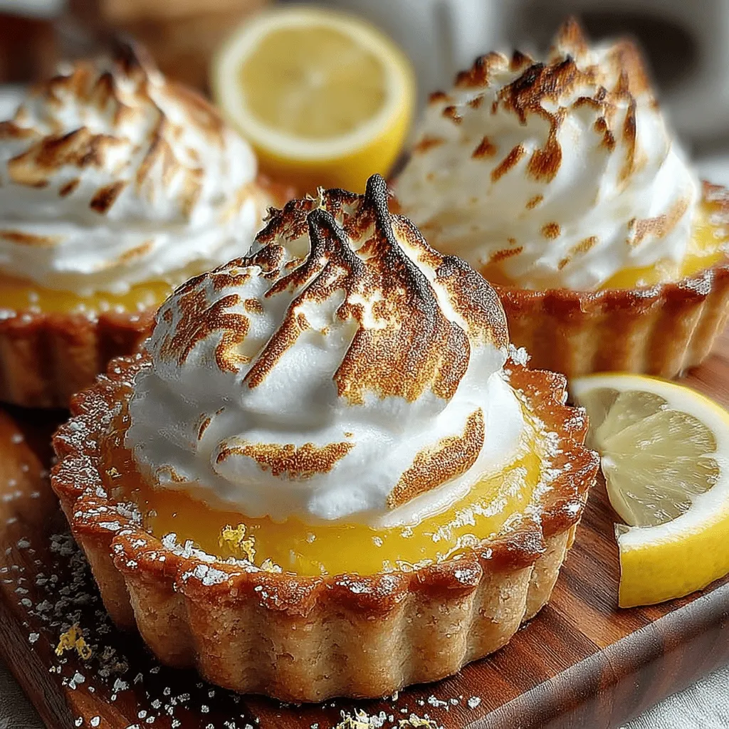 Lemon meringue pie has long been celebrated as a classic dessert, known for its delightful combination of tart and sweet flavors. The sharpness of the lemon filling, enveloped by a fluffy, cloud-like meringue, creates a delightful taste experience that has made it a favorite among dessert lovers. In recent years, mini versions of this timeless treat have surged in popularity, offering not only a charming presentation but also the convenience of individual servings. These zesty mini lemon meringue pies are perfect for gatherings, allowing guests to enjoy a taste of this beloved dessert without the fuss of slicing.