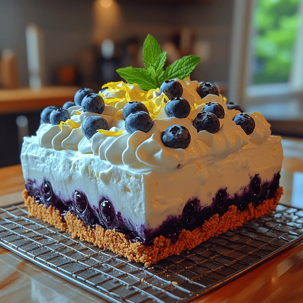 To create the luscious filling for your Blueberry Lemon Icebox Pie, you will start by mixing cream cheese and whipped cream. The texture of the filling is crucial, as it should be light and airy yet rich and creamy. Begin by allowing the cream cheese to come to room temperature; this will ensure it mixes smoothly without lumps.