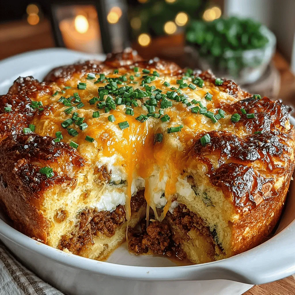 Breakfast is often heralded as the most important meal of the day, and what better way to start your morning than with a savory breakfast casserole that combines the flaky goodness of croissants with the heartiness of sausage and fresh spinach? This Savory Breakfast Croissant Casserole is not only delicious but also simple to make, making it an ideal choice for family gatherings, brunch parties, or even a cozy morning at home. With its rich flavors and satisfying textures, this dish is sure to become a favorite in your household.