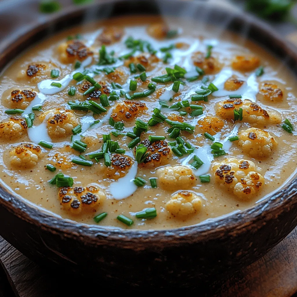 As interest in plant-based diets continues to grow, soups that feature vegetables as their main ingredient have gained immense popularity. Among those, the Silky Smooth Roasted Cauliflower Soup stands out as a comforting, nutritious option that caters to various occasions—from cozy weeknight dinners to elegant gatherings. This recipe not only highlights the versatility of cauliflower but also showcases how you can enjoy a creamy soup without relying on dairy, making it a perfect choice for vegans, lactose-intolerant individuals, or anyone seeking a lighter alternative.