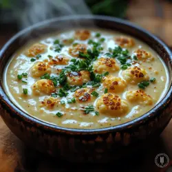 As interest in plant-based diets continues to grow, soups that feature vegetables as their main ingredient have gained immense popularity. Among those, the Silky Smooth Roasted Cauliflower Soup stands out as a comforting, nutritious option that caters to various occasions—from cozy weeknight dinners to elegant gatherings. This recipe not only highlights the versatility of cauliflower but also showcases how you can enjoy a creamy soup without relying on dairy, making it a perfect choice for vegans, lactose-intolerant individuals, or anyone seeking a lighter alternative.