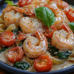 Italian cuisine is beloved worldwide for its rich flavors, fresh ingredients, and comforting dishes. Among the many culinary delights this enchanting cuisine offers, creamy pasta dishes hold a special place in the hearts of many. They combine the warmth of home-cooked meals with the sophistication of fine dining, making them perfect for a variety of occasions. One such dish that exemplifies this balance is Linguine alla Crema di Gamberi e Spinaci.