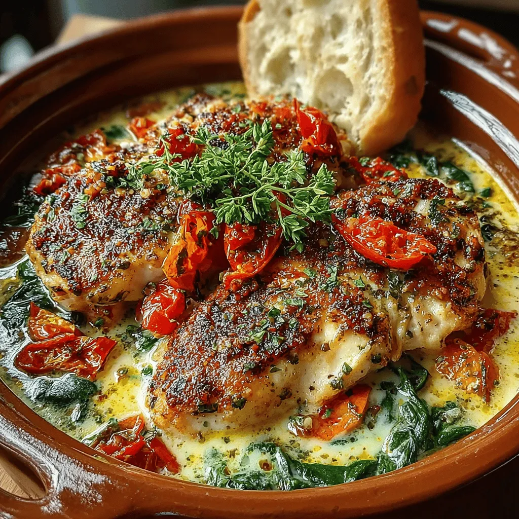 Creamy Tomato Basil Chicken Delight is a dish that embodies comfort food at its finest. This recipe combines tender chicken with a luscious, creamy tomato sauce, infused with the aromatic essence of fresh basil and garlic. Each bite delivers a delightful balance of savory flavors and enticing aromas, making it an ideal meal for both family gatherings and cozy weeknight dinners.