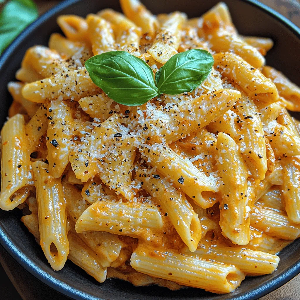 Creamy roasted red pepper pasta is a dish that perfectly balances simplicity and flavor, making it a go-to choice for both weeknight dinners and special occasions. This delightful recipe combines the sweetness of roasted red bell peppers with the richness of heavy cream, resulting in a sauce that's both luscious and satisfying. Its appeal lies not only in its taste but also in its ability to bring comfort to the table without demanding hours of preparation.