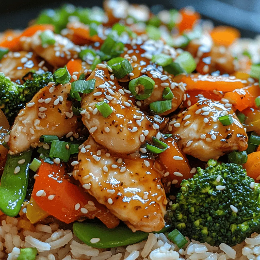 Stir-frying stands out as one of the most efficient and nutritious cooking methods available, celebrated for its ability to combine vibrant flavors and preserve the nutritional integrity of ingredients. This cooking technique, which quickly cooks food over high heat, ensures that vegetables remain crisp and colorful while proteins are perfectly tender. Among the myriad of stir-fry options, the Vibrant Chicken Veggie Stir-Fry shines brightly, offering a delightful medley of colors and textures that appeal to both the eyes and the palate.