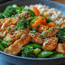 Stir-frying stands out as one of the most efficient and nutritious cooking methods available, celebrated for its ability to combine vibrant flavors and preserve the nutritional integrity of ingredients. This cooking technique, which quickly cooks food over high heat, ensures that vegetables remain crisp and colorful while proteins are perfectly tender. Among the myriad of stir-fry options, the Vibrant Chicken Veggie Stir-Fry shines brightly, offering a delightful medley of colors and textures that appeal to both the eyes and the palate.