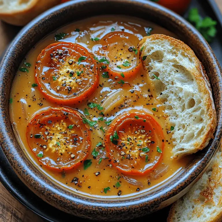 When the sun shines brightly on summer gardens, it brings forth an abundance of ripe, juicy tomatoes, the star ingredient of our featured recipe: Sun-Kissed Creamy Roasted Tomato Bisque. This comforting and flavorful soup not only warms the soul but also delights the palate with its rich, vibrant taste. Whether served as a cozy dinner option or an elegant starter for a special occasion, this bisque is a testament to the beauty of seasonal cooking.