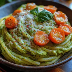 In the ever-evolving world of culinary delights, creamy avocado pasta emerges as a standout dish that beautifully balances simplicity with indulgence. This recipe caters to both health-conscious eaters and devoted pasta lovers, offering a delectable experience that is quick to prepare yet rich in flavor and nutrition. The star of this dish is the ripe avocado, whose velvety texture transforms an ordinary pasta meal into a luxurious feast. Whether you are searching for a speedy weeknight dinner or a crowd-pleasing option for a gathering, creamy avocado pasta is sure to impress.