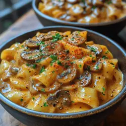 In the realm of comfort food, few dishes resonate as deeply as a creamy, savory bowl of Mushroom Stroganoff. This recipe is not just another pasta dish; it embodies warmth and heartiness, making it a beloved choice for many households. The Creamy Mushroom Stroganoff Bowls are a wonderful fusion of flavors, combining the earthiness of mixed mushrooms with a velvety sauce that clings to tender pasta. Whether you are a busy parent looking for a quick weeknight dinner, a culinary novice eager to impress, or an experienced chef on the hunt for a new favorite, this dish promises to satisfy your cravings.