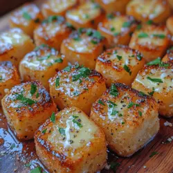 Croutons are the unsung heroes of the culinary world, effortlessly elevating salads, soups, and casseroles with their delightful crunch and rich flavor. Among the myriad of crouton recipes, the Crunchy Garlic Butter Croutons stand out for their aromatic infusion of garlic and the lusciousness of butter, making them a favorite among home cooks and food enthusiasts alike. This recipe is not only simple and quick to prepare, but it also allows you to transform stale bread into a gourmet delight that enhances any dish it accompanies.