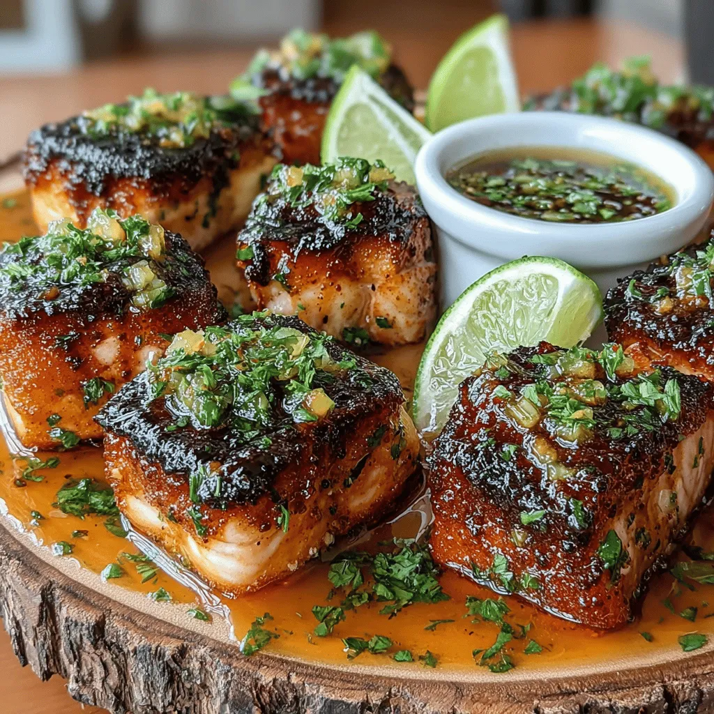 When it comes to vibrant and flavorful seafood dishes, Spicy Mango Glazed Salmon Bites stand out as a top contender. This delightful recipe brings together the rich, buttery texture of salmon with the sweet and tangy notes of ripe mango and a kick of Sriracha heat, making it an excellent choice for both casual weeknight dinners and festive gatherings. The contrast of flavors not only excites the palate but also delivers a visually appealing dish that can impress any guest.