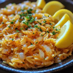 Creamy Lemon Garlic Orzo is a dish that embodies comfort and sophistication in every bite. This delightful recipe brings together the creamy richness of orzo pasta with the bright flavors of lemon and garlic, creating a dish that is not only easy to prepare but also irresistibly delicious. Whether you're looking for a side dish to accompany grilled meats, a light vegetarian main course, or a comforting option for a cozy weeknight dinner, this orzo dish rises to the occasion, making it a versatile addition to any meal.
