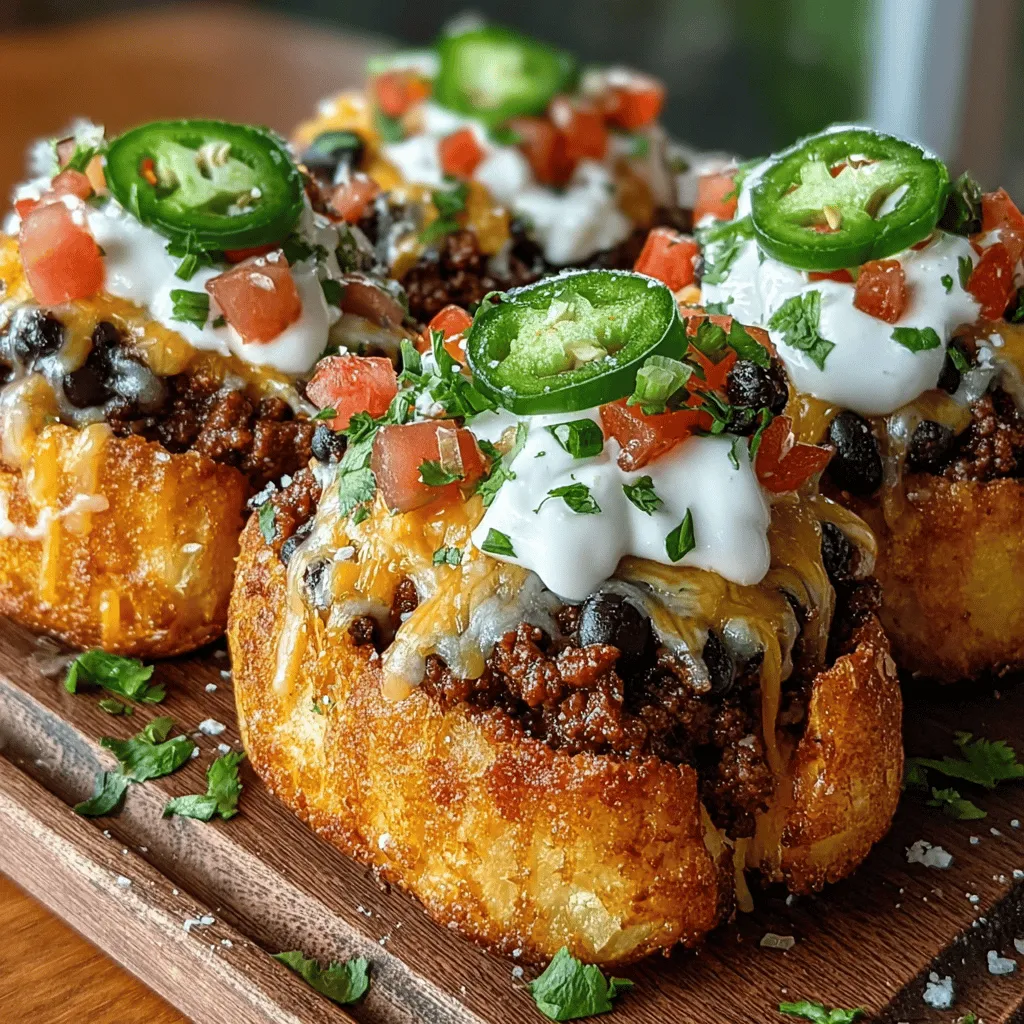 Loaded nacho sweet potato skins represent a delightful fusion of flavors and textures, merging the comforting essence of traditional nachos with the nutritious benefits of sweet potatoes. This dish is not just a feast for the taste buds, but it also brings a visual appeal that makes it a standout at any gathering. With their vibrant colors and hearty toppings, these sweet potato skins are perfect for parties, game days, or a cozy family dinner. They cater to various dietary preferences, allowing you to customize the ingredients to fit your lifestyle, whether you're a meat lover, a vegetarian, or someone seeking dairy-free options.