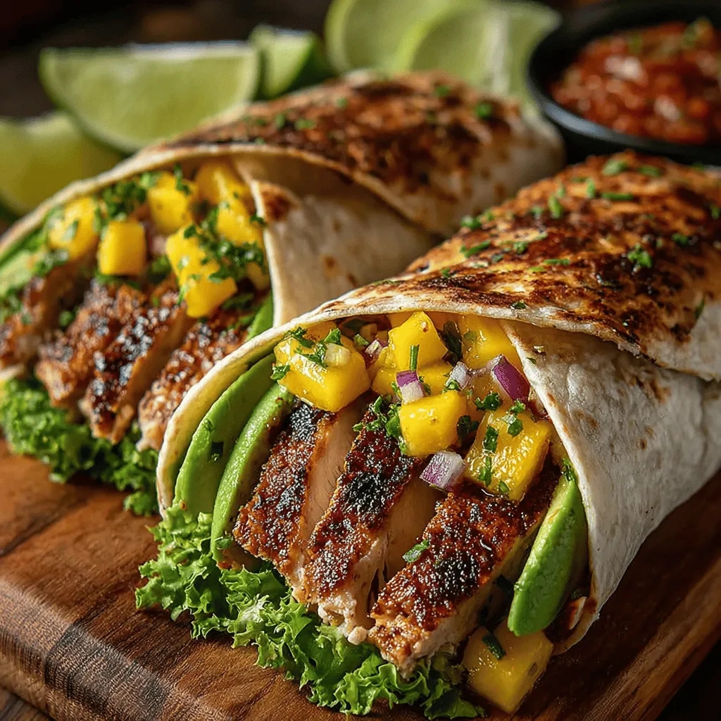 Preheating your grill is a crucial step in achieving perfectly grilled chicken for your Tropical Delight wraps. An adequately heated grill ensures even cooking, preventing the chicken from becoming dry or tough. The ideal temperature for grilling chicken is between 375°F to 450°F (190°C to 230°C). This temperature range allows for proper searing, which locks in juices and enhances the flavor of the chicken. To preheat, turn on your grill to high heat for about 10-15 minutes. You can also use a grill thermometer to check the temperature if your grill doesn't have a built-in gauge.
