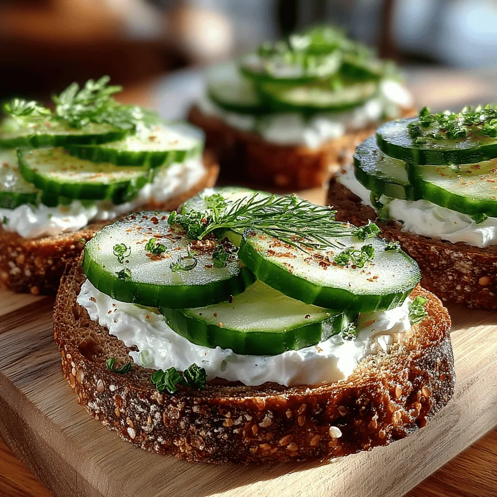 As the days warm up and the sun shines brighter, nothing is more satisfying than a light, refreshing snack that doesn’t weigh you down. Enter the Refreshing Cool Cucumber & Dill Sandwiches—a perfect combination of crisp, hydrating cucumbers and the aromatic, herbal notes of fresh dill. This delightful dish serves as an excellent option for a quick snack, a light lunch, or even a sophisticated appetizer at gatherings. Its appeal lies not only in its freshness but also in the versatility of its flavor profile, making it suitable for everything from casual picnics to elegant tea parties.