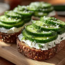 As the days warm up and the sun shines brighter, nothing is more satisfying than a light, refreshing snack that doesn’t weigh you down. Enter the Refreshing Cool Cucumber & Dill Sandwiches—a perfect combination of crisp, hydrating cucumbers and the aromatic, herbal notes of fresh dill. This delightful dish serves as an excellent option for a quick snack, a light lunch, or even a sophisticated appetizer at gatherings. Its appeal lies not only in its freshness but also in the versatility of its flavor profile, making it suitable for everything from casual picnics to elegant tea parties.