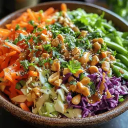 In recent years, Asian slaw has surged in popularity, captivating taste buds across the globe. This refreshing dish is not only a feast for the senses but also a vibrant celebration of fresh, colorful ingredients. The Crunchy Asian Slaw with Peanuts is a standout recipe that embodies the essence of Asian cuisine, offering a delightful mixture of textures and flavors. With its crisp vegetables and nutty accents, this slaw is an excellent choice for health-conscious eaters looking to infuse their meals with nutrition and excitement.