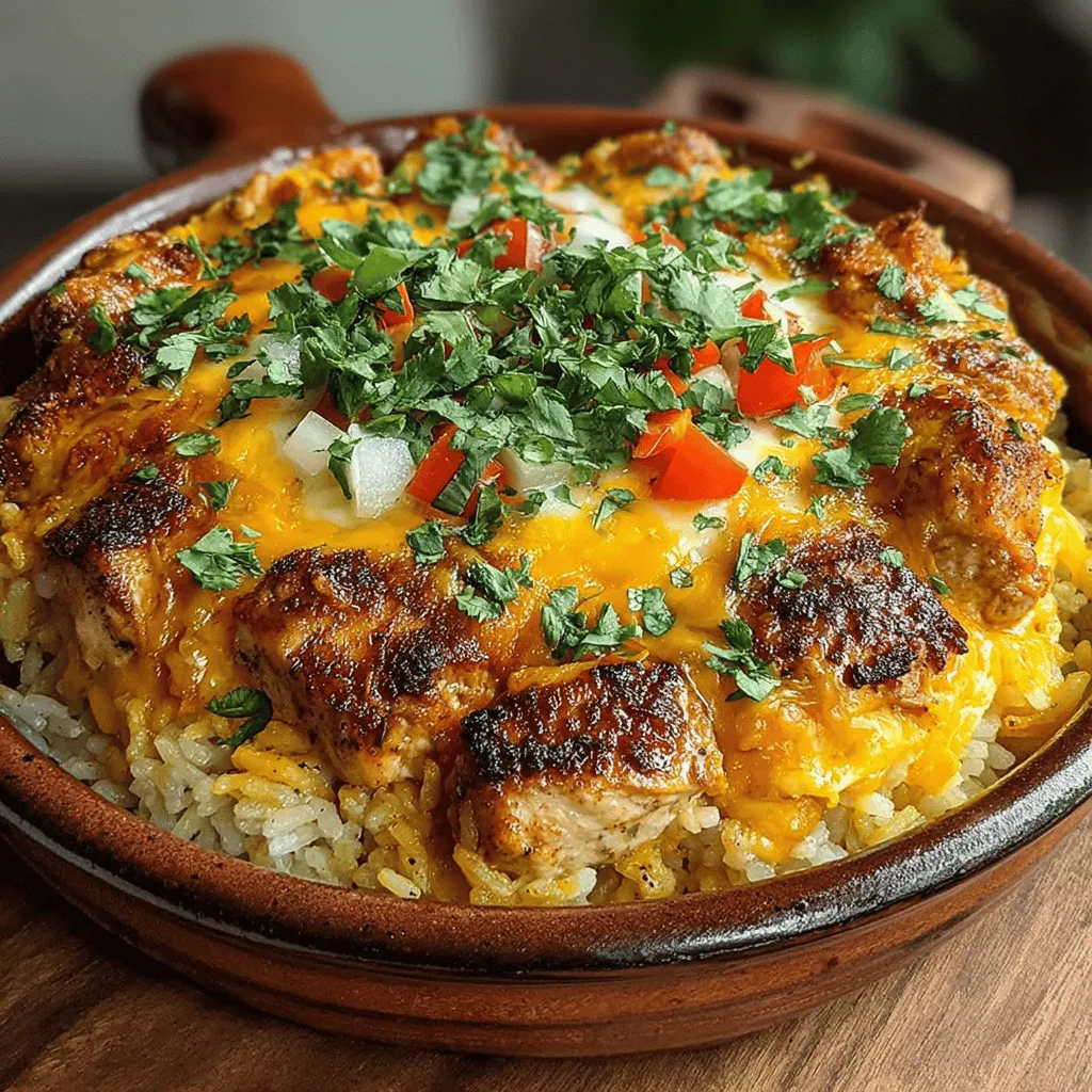 Casseroles have long been a staple in home cooking, prized for their convenience and versatility. These one-pan wonders allow cooks to combine a variety of ingredients and flavors into a single, cohesive dish, often with minimal cleanup. Their ability to feed a crowd makes them particularly appealing for gatherings, whether casual or festive. What sets the Zesty Baked Chicken & Rice Casserole apart is its delightful flavor profile, which balances the savory richness of chicken and cheese with the bright, tangy notes of citrus. This unique combination not only enhances the overall taste but also elevates the dish from a simple casserole to a vibrant centerpiece on any dining table.