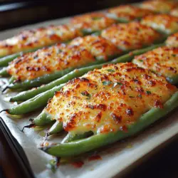 In the ever-evolving landscape of snacking, the Crunchy Parmesan Green Bean Crunchies recipe stands out as a delightful blend of taste and nutrition. This innovative dish transforms ordinary green beans into an irresistible snack that is both crunchy and packed with flavor. As more individuals seek to incorporate healthier options into their diets, this recipe offers a fun way to enjoy vegetables without sacrificing taste. Whether you’re looking for an afternoon snack, a party appetizer, or a side dish that excites your meal, Crunchy Parmesan Green Bean Crunchies are sure to impress.