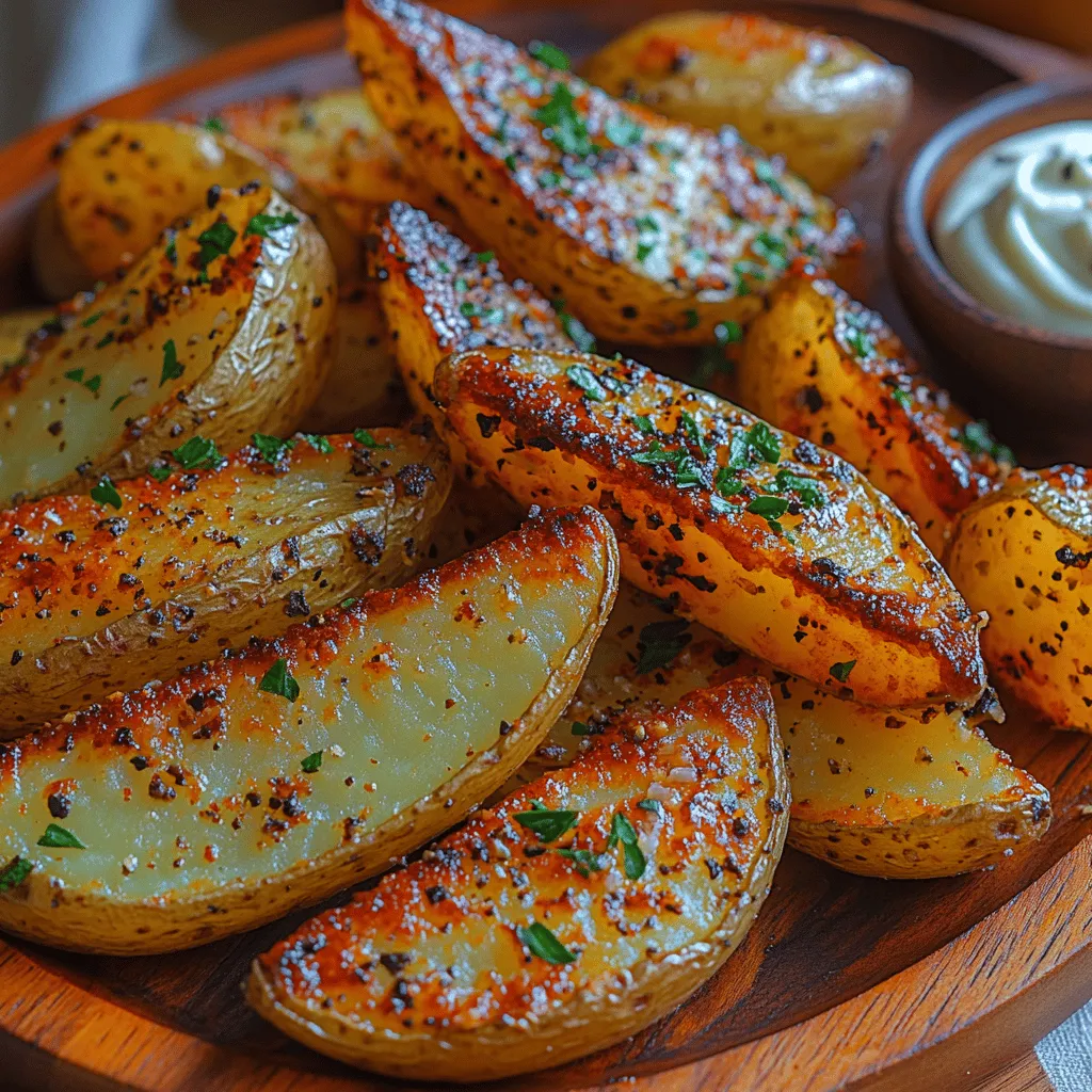 Potato wedges have secured their place as a beloved side dish and snack across various cuisines. Their versatility allows them to complement a wide array of main courses, while their satisfying crunch makes them an irresistible treat on their own. Whether served alongside a juicy burger, grilled chicken, or as a standalone snack for movie night, potato wedges are celebrated for their comforting and hearty nature. Among the myriad ways to prepare these delightful morsels, the Crispy Garlic Herb Potato Wedges stand out, offering a perfect balance of flavor, texture, and health-conscious ingredients.