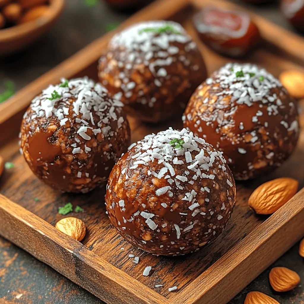 Indulging in a sweet treat doesn't have to mean sacrificing nutrition. Choco-Coco Bliss Balls offer the perfect balance of health and deliciousness, making them an ideal snack for any time of the day. These delightful bites are not only a fantastic option for satisfying your sweet tooth but also provide a nourishing alternative to traditional sugary snacks. Packed with wholesome ingredients like Medjool dates, raw almonds, and shredded coconut, Choco-Coco Bliss Balls are designed for those who want to enjoy a treat without the guilt.