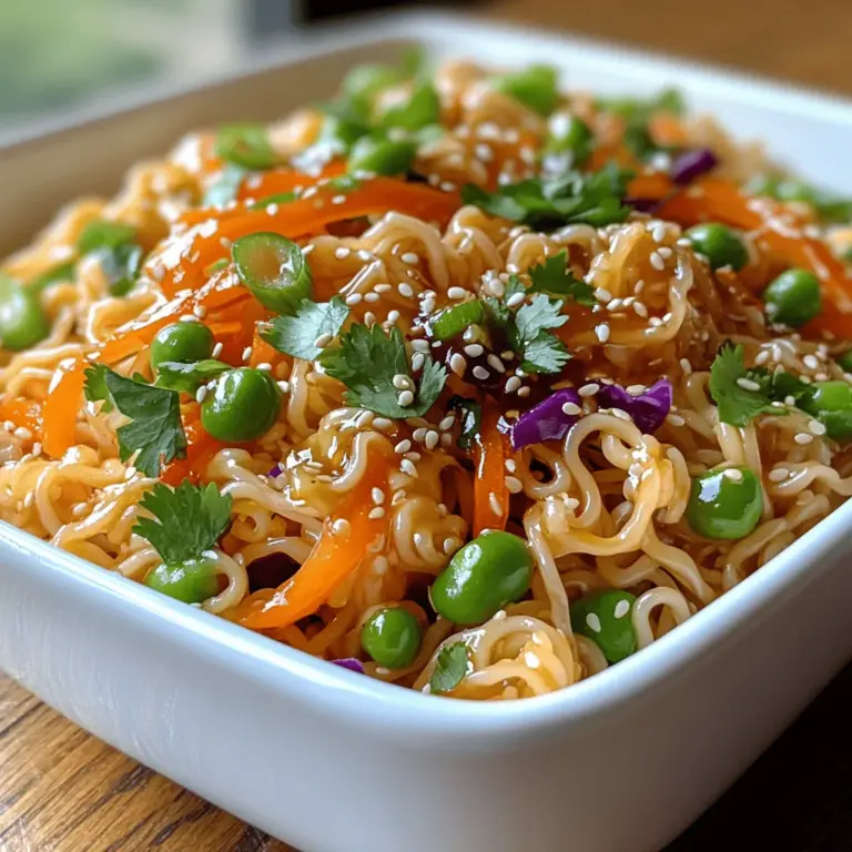 As the days grow warmer and the sun shines brighter, many of us crave lighter, more refreshing meals that are both nutritious and satisfying. The Chilled Ramen Rainbow Salad embodies this desire perfectly. This vibrant dish is not just a feast for the eyes; it offers a delightful balance of flavors and textures that make it an ideal choice for any occasion. Whether you're looking for a hearty main dish or a colorful side, this salad is versatile enough to cater to all your needs.