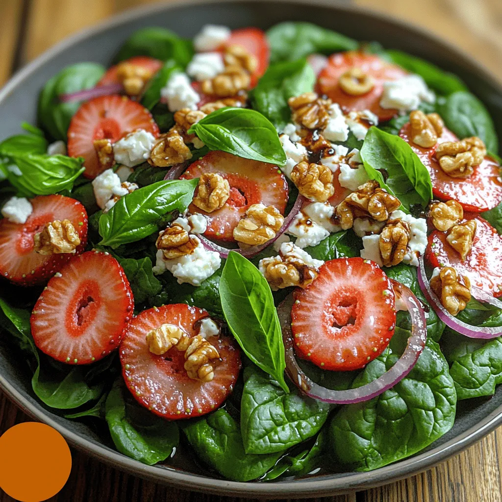 As the temperatures rise and the days grow longer, the appeal of fresh salads becomes irresistible. Salads are not only a refreshing choice but also a versatile canvas for a variety of flavors, textures, and nutritional benefits. Among the myriad of salad options available, the Fresh Strawberry Spinach Salad stands out as a delightful fusion of sweet and savory elements, making it a perfect dish for picnics, barbecues, or light lunches. This salad is a celebration of seasonal ingredients, showcasing the vibrant flavors of ripe strawberries and fresh greens, while delivering a nutritional punch.
