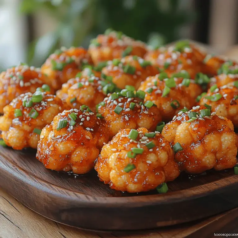 If you're looking for a dish that brings a burst of flavor and a kick of heat, look no further than Fiery Sriracha Cauliflower Bites. This mouthwatering recipe has quickly become a favorite among spicy food enthusiasts and health-conscious eaters alike. Cauliflower, once relegated to the sidelines as a bland vegetable, has taken center stage as a versatile ingredient that can be transformed into anything from pizza crusts to hearty steaks. In this recipe, cauliflower is roasted to perfection and slathered in a spicy Sriracha sauce, creating a crunchy and satisfying snack or appetizer that’s perfect for any occasion.
