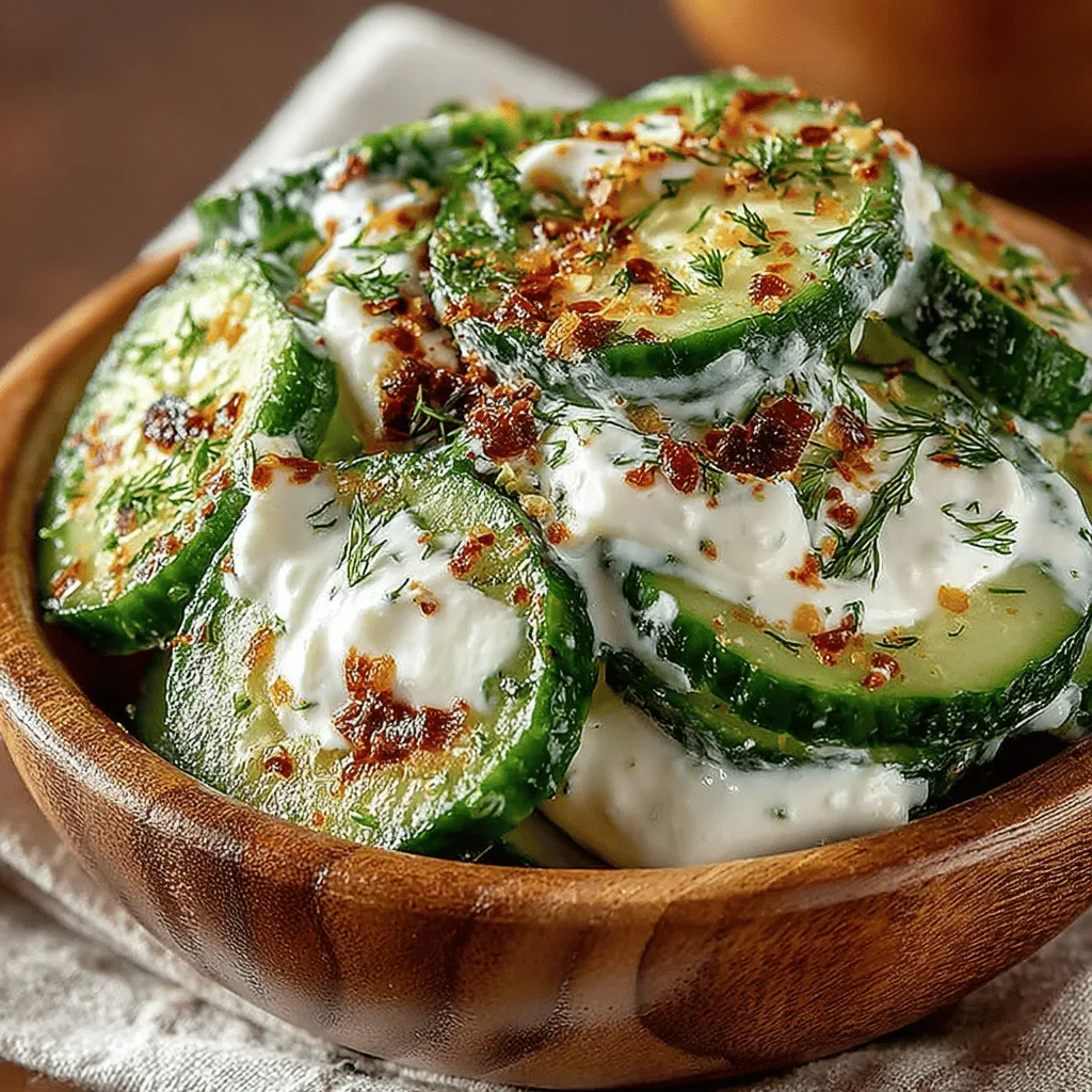 As the temperatures rise and the sun shines brighter, our cravings shift towards light, fresh dishes that are both satisfying and invigorating. One such dish that perfectly embodies the essence of summer is the Refreshing Cucumber Dill Delight, a creamy salad that tantalizes the taste buds and offers a delightful reprieve from the heat. This recipe not only celebrates the crispness of cucumbers but also showcases the aromatic charm of dill, making it an ideal accompaniment for summer picnics, barbecues, or simply as a healthy snack.