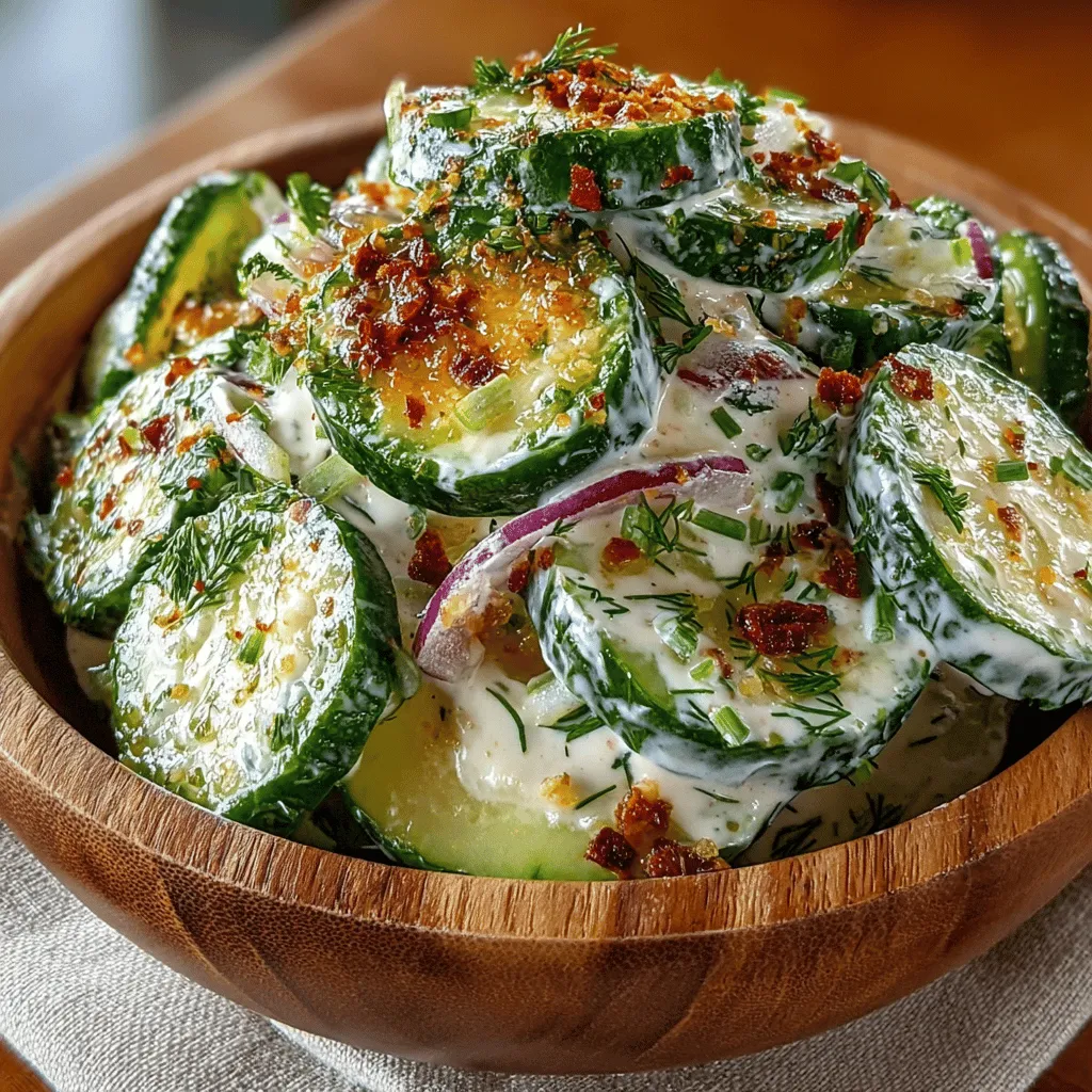 As the temperatures rise and the sun shines brighter, our cravings shift towards light, fresh dishes that are both satisfying and invigorating. One such dish that perfectly embodies the essence of summer is the Refreshing Cucumber Dill Delight, a creamy salad that tantalizes the taste buds and offers a delightful reprieve from the heat. This recipe not only celebrates the crispness of cucumbers but also showcases the aromatic charm of dill, making it an ideal accompaniment for summer picnics, barbecues, or simply as a healthy snack.