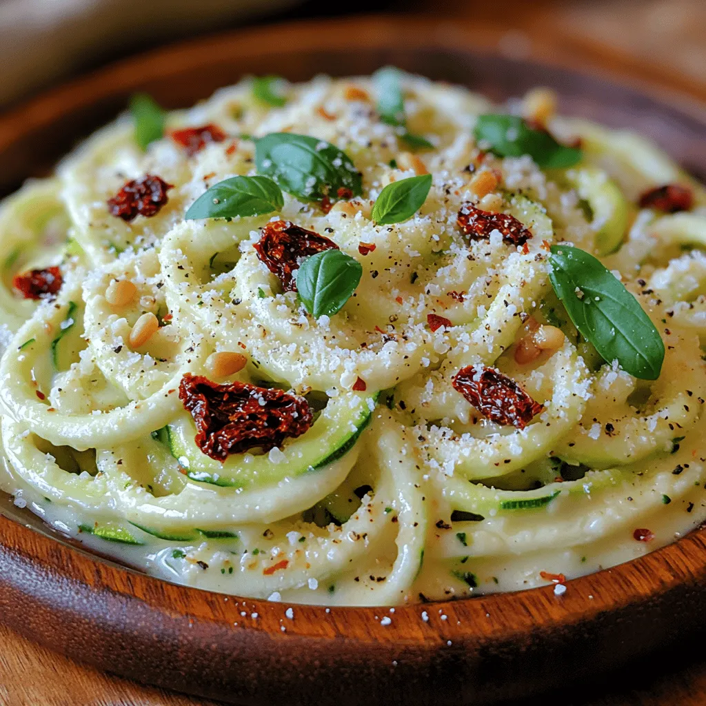 In recent years, zoodles—spiralized zucchini noodles—have emerged as a popular alternative to traditional pasta. As health-conscious dining becomes increasingly mainstream, zoodles offer a fantastic way to enjoy your favorite pasta dishes without the extra calories and carbs. This article will guide you through the delightful process of making Creamy Sun-Dried Tomato Zoodles, a dish that combines the rich, savory flavors of sun-dried tomatoes with a velvety cream sauce, all while keeping health and dietary preferences in mind.