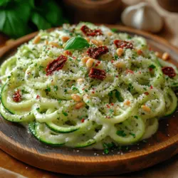 In recent years, zoodles—spiralized zucchini noodles—have emerged as a popular alternative to traditional pasta. As health-conscious dining becomes increasingly mainstream, zoodles offer a fantastic way to enjoy your favorite pasta dishes without the extra calories and carbs. This article will guide you through the delightful process of making Creamy Sun-Dried Tomato Zoodles, a dish that combines the rich, savory flavors of sun-dried tomatoes with a velvety cream sauce, all while keeping health and dietary preferences in mind.