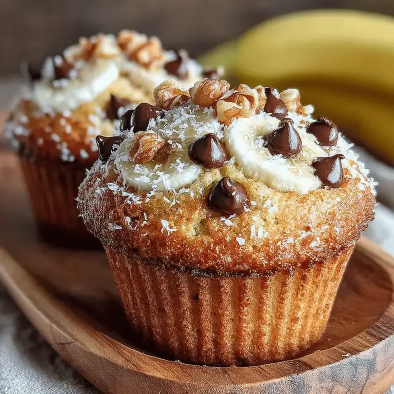Banana chocolate chip muffins have earned their place as a beloved staple in many households. These delightful treats are not only a fantastic way to use up overripe bananas but also a perfect blend of flavors that satisfy both sweet cravings and nutritional needs. The combination of moist, fluffy muffins with pockets of melted chocolate creates a delightful experience that can brighten up breakfast or serve as a comforting snack any time of the day.