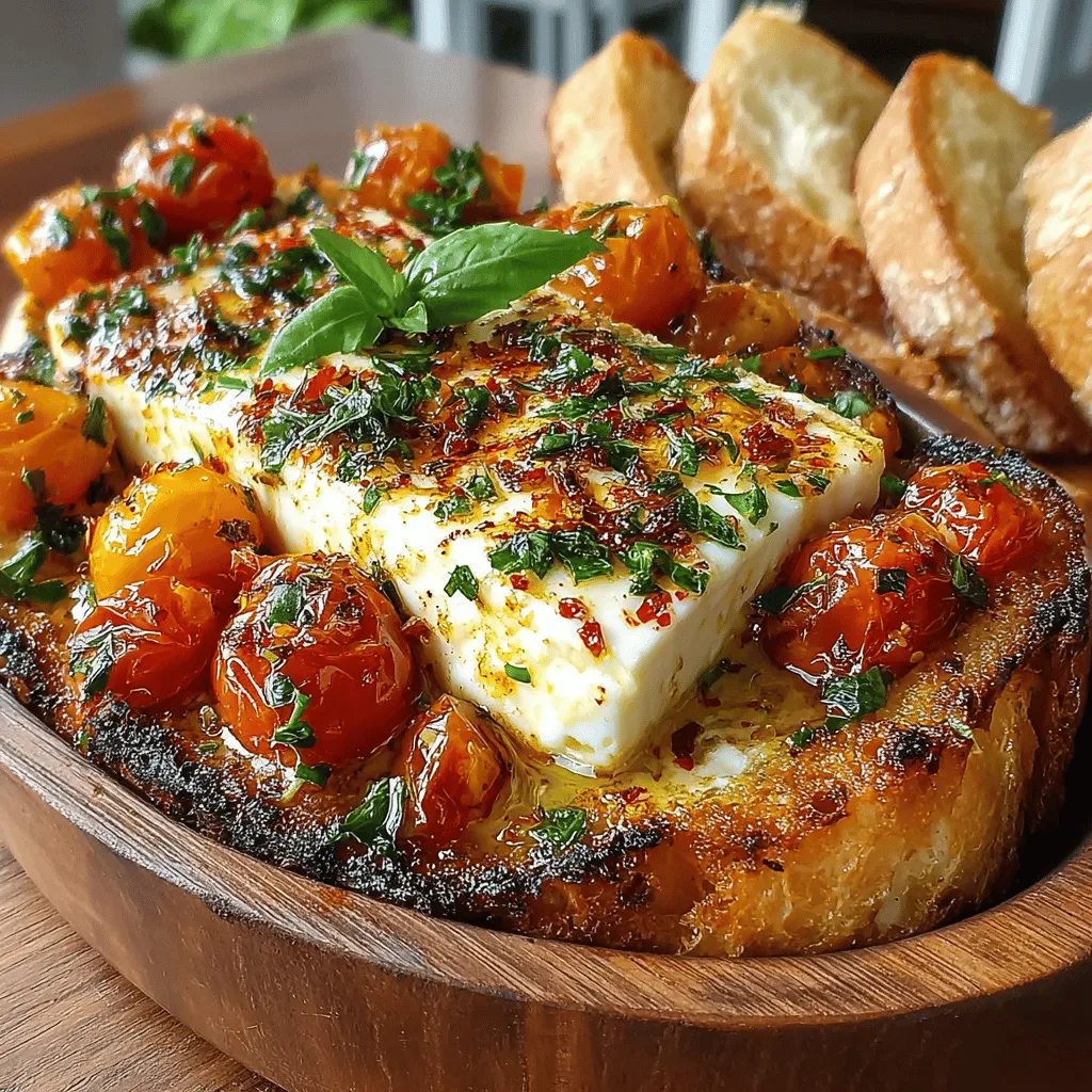 Step into the vibrant world of Mediterranean flavors with our Cheesy Tomato Feta Delight. This dish is not just a feast for the senses; it embodies the essence of simplicity and freshness that characterizes Mediterranean cuisine. Featuring the natural sweetness of cherry tomatoes paired with the rich creaminess of feta cheese, this recipe is incredibly easy to prepare while offering an impressive presentation that can elevate any meal. Whether you’re hosting a gathering with friends, preparing a cozy dinner for two, or simply indulging in a delightful snack, this dish is sure to satisfy your cravings and impress your guests.