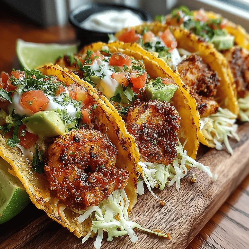 Delve into the sensational flavors of the South with these Spicy Cajun Shrimp Tacos. Bursting with zesty spices, fresh ingredients, and the perfect balance of heat and sweetness, these tacos are a fantastic way to elevate your weeknight dinners or impress guests at your next gathering. The vibrant combination of succulent shrimp, aromatic spices, and fresh toppings creates a mouthwatering dish that embodies the essence of Cajun cuisine. This article will guide you through creating these delightful tacos, ensuring each bite is a celebration of bold flavors and satisfying textures.
