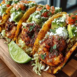 Delve into the sensational flavors of the South with these Spicy Cajun Shrimp Tacos. Bursting with zesty spices, fresh ingredients, and the perfect balance of heat and sweetness, these tacos are a fantastic way to elevate your weeknight dinners or impress guests at your next gathering. The vibrant combination of succulent shrimp, aromatic spices, and fresh toppings creates a mouthwatering dish that embodies the essence of Cajun cuisine. This article will guide you through creating these delightful tacos, ensuring each bite is a celebration of bold flavors and satisfying textures.