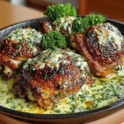 When it comes to comforting home-cooked meals, creamy garlic herb chicken thighs stand out as an exceptional choice. This dish combines tender, juicy chicken thighs with a luscious sauce made from garlic, herbs, and cream, creating a symphony of flavors that is both satisfying and indulgent. The appeal of this recipe lies in its ability to elevate simple ingredients into a gourmet experience, making it perfect for everything from cozy weeknight dinners to more elaborate special occasions.