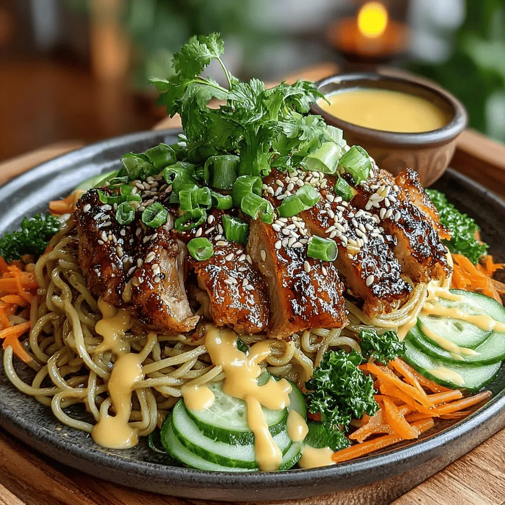 In the realm of refreshing and nutritious meals, Chilled Sesame Chicken Noodle Delight stands out as a delightful option that transcends seasonal boundaries. This dish beautifully marries tender chicken with the satisfying chew of noodles, all enveloped in a rich, savory sesame sauce. Ideal for summer gatherings, meal prep, or light lunches, this recipe not only tantalizes the taste buds but also offers a convenient way to enjoy a balanced meal that is both filling and invigorating.