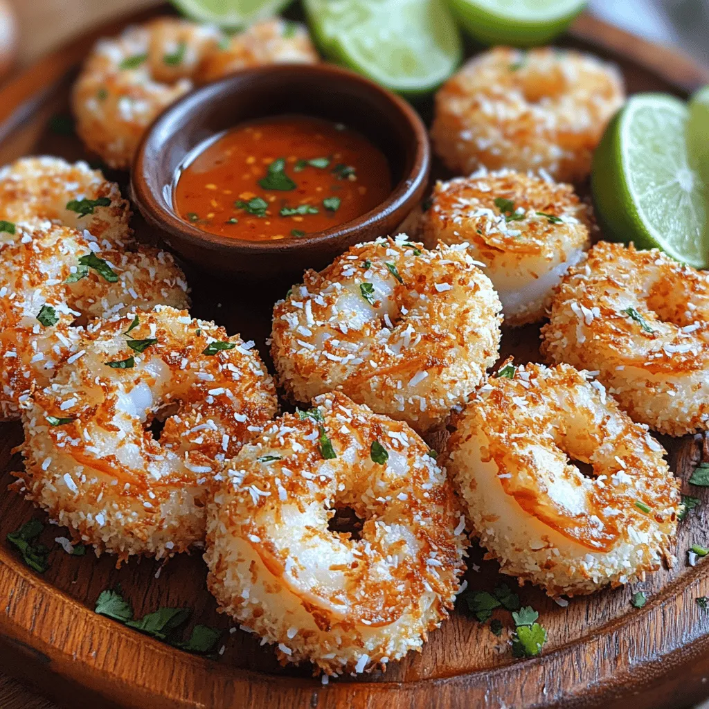 Imagine sinking your teeth into a golden, crispy bite of shrimp, perfectly coated in a crunchy coconut crust. This delightful dish, known as Crispy Coconut Paradise Shrimp Bites, transports you straight to a tropical paradise with every bite. Originating from various coastal cuisines, particularly those influenced by Caribbean and Southeast Asian flavors, this recipe embodies the essence of beachside dining. It's not just a dish; it's an experience that evokes memories of sun-soaked shores and casual gatherings with friends and family.