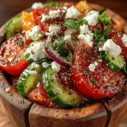 As summer approaches, the desire for light, refreshing meals becomes increasingly enticing. The Refreshing Summer Burst Salad embodies the essence of summertime dining: vibrant, colorful, and brimming with fresh flavors. This salad not only serves as a delightful accompaniment to any meal but can also shine as a standalone dish, perfect for picnics, barbecues, or simply a light lunch on a warm day.