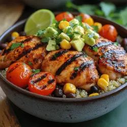 In the world of culinary delights, Zesty Lime Chicken Bowls stand out as a vibrant and nutritious meal option that tantalizes the taste buds while promoting a healthy lifestyle. This dish is not just a feast for the palate; it also brings together a medley of fresh ingredients that cater to the health-conscious individual. The zesty notes of lime serve to elevate the overall flavor profile, making each bite an invigorating experience.