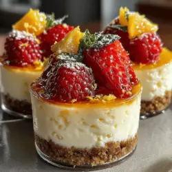 Cheesecake has long been a beloved dessert, captivating taste buds with its creamy texture and rich flavor. Over the years, this classic favorite has evolved, adapting to modern tastes and preferences, including the delightful trend of serving it in individual portions. This not only enhances the dessert experience but also offers convenience and portion control for those who want to indulge without overdoing it. Among the myriad of cheesecake variations, Zesty Lemon Raspberry Cheesecake Cups stand out as a refreshing and delightful option, perfect for summer gatherings or casual family dinners. With a harmonious balance of tangy lemon and sweet raspberries, this dessert is a perfect blend of flavors that tantalizes the palate.