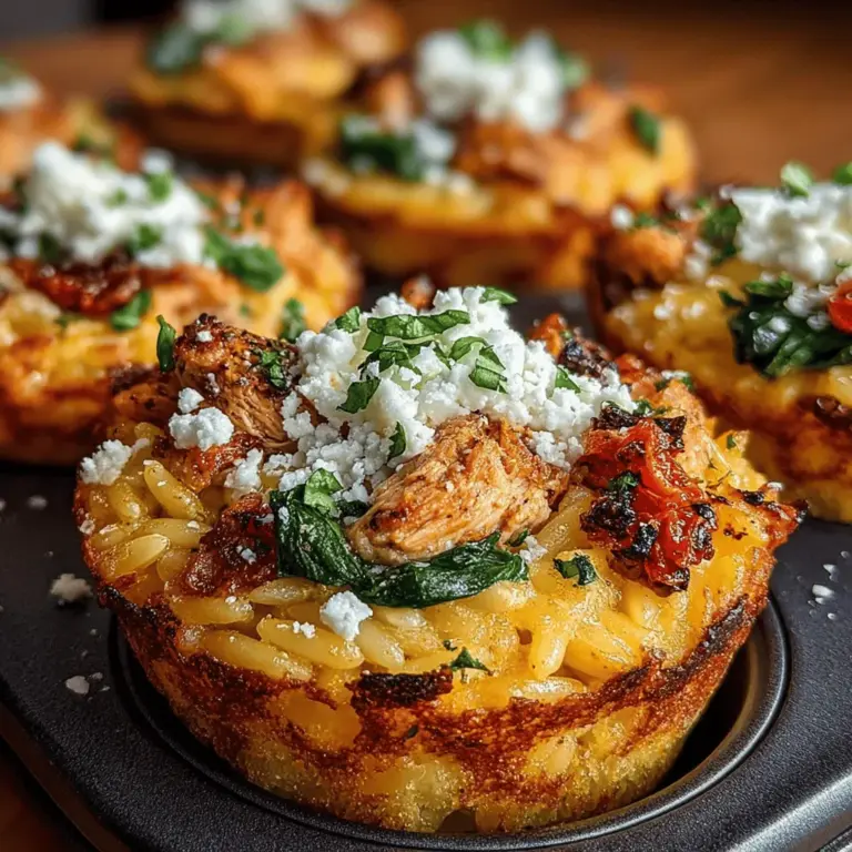 When it comes to versatile meal options, few dishes can match the appeal of Sun-Dried Tomato Chicken Orzo Cups. This delightful recipe combines the rich flavors of sun-dried tomatoes and tender chicken with the unique texture of orzo pasta, creating a culinary experience that is both satisfying and eye-catching. Whether you're looking for a quick weeknight dinner, a convenient meal prep solution, or a crowd-pleasing appetizer for your next gathering, these orzo cups are sure to impress.