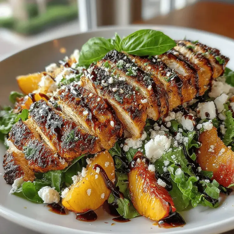 As the days grow longer and the sun shines brighter, summer beckons us to embrace the vibrant flavors of the season. One of the most delightful ways to celebrate summer is through salads, offering a refreshing, light meal that's perfect for picnics, barbecues, or simply enjoying on a warm evening. Among the plethora of summer salad options, the Grilled Peach Chicken Salad stands out, marrying the juicy sweetness of grilled peaches with the savory goodness of chicken. This dish not only tantalizes the taste buds but also packs a nutritious punch, making it an ideal choice for health-conscious eaters.