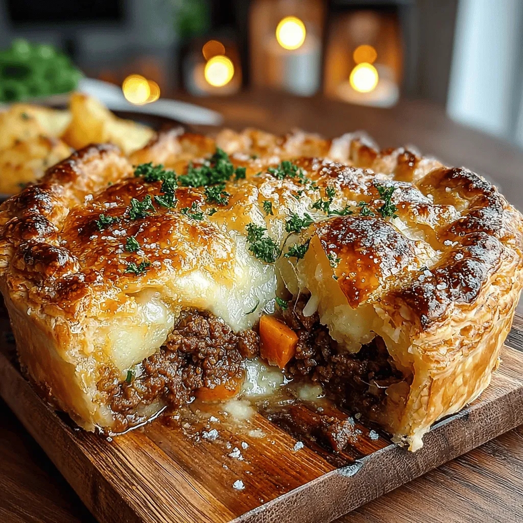 When it comes to comfort food, few dishes rival the hearty ground beef and potato pie. This savory pie brings together tender ground beef, creamy potatoes, and a medley of vegetables, all enveloped in a flaky crust. It’s the kind of dish that not only warms the stomach but also the heart, making it a beloved choice for family dinners and special occasions.