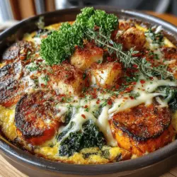 As the first meal of the day, breakfast sets the tone for how we feel and function. For those looking to kick-start their mornings with something hearty and wholesome, the Savory Sweet Potato & Kale Breakfast Bake offers a delicious solution. This dish combines the natural sweetness of sweet potatoes with the earthy richness of kale, all brought together in a comforting casserole that’s perfect for family gatherings or meal prep for busy weekdays. Not only is it satisfying, but it also packs a powerful nutritional punch, making it an ideal choice for anyone looking to nourish their body right from the start of the day.