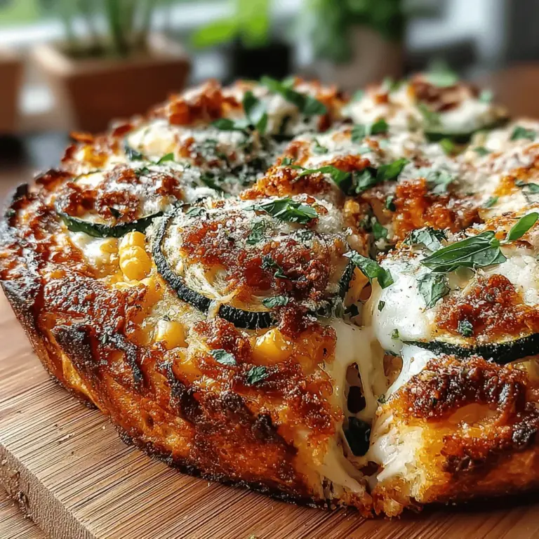 When it comes to baking your Sweet Corn & Zucchini Delight Pizza, the choice between a pizza stone and a baking sheet can significantly influence the outcome. A pizza stone is designed to absorb moisture, allowing for a crispier crust by providing even heat distribution. Preheating the stone in the oven before placing the pizza on it can yield an exceptionally crunchy bottom. On the other hand, a baking sheet is more accessible and still effective. Use parchment paper to prevent sticking and ensure easy removal. Regardless of your choice, both methods will lead to a delicious pizza, but the texture may vary slightly.