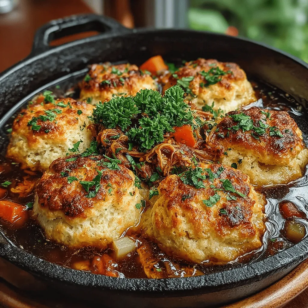 When it comes to comfort food, few dishes can rival the heartwarming charm of a rustic chicken cobbler. This delightful meal brings together tender chicken, vibrant vegetables, and a flaky biscuit topping, creating a dish that is not only satisfying but also bursting with flavor. The combination of savory ingredients and the homey aroma wafting from the oven makes this recipe a favorite for family gatherings, potlucks, or cozy weeknight dinners. Whether you're serving it to a crowd or enjoying it on a quiet evening at home, Rustic Garlic Herb Chicken Cobbler is sure to become a staple in your culinary repertoire.