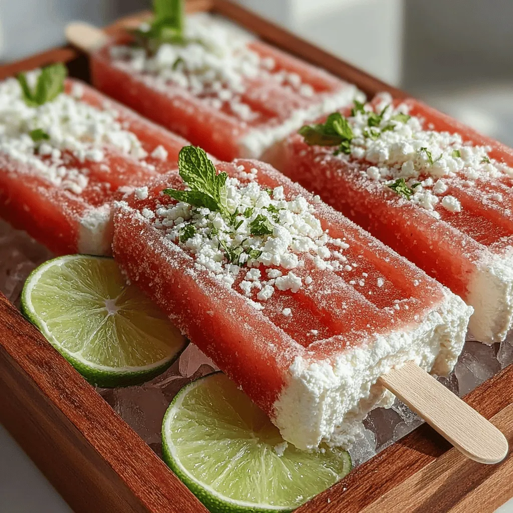 As the sun shines brighter and temperatures rise, nothing beats the allure of a refreshing summer treat. This year, why not elevate your snack game with a unique twist on the classic popsicle? Introducing our Refreshing Creamy Watermelon Feta Pops—a delightful combination of sweet watermelon, creamy feta cheese, and tangy Greek yogurt. This innovative recipe not only tantalizes your taste buds but also provides a nourishing respite on those sweltering days. In this article, we’ll delve into the ingredients that make these pops a must-try, the preparation process, and the nutritional benefits that come packed in each frozen bite.