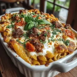 If you're on the hunt for a dish that embodies comfort and indulgence, look no further than Creamy Baked Penne with Italian Sausage. This rich, creamy pasta bake is not only a feast for the taste buds but also a wonderful way to bring family and friends together around the dining table. The combination of tender penne pasta enveloped in a velvety sauce, paired with the robust flavor of Italian sausage, creates a dish that is satisfying and heartwarming.